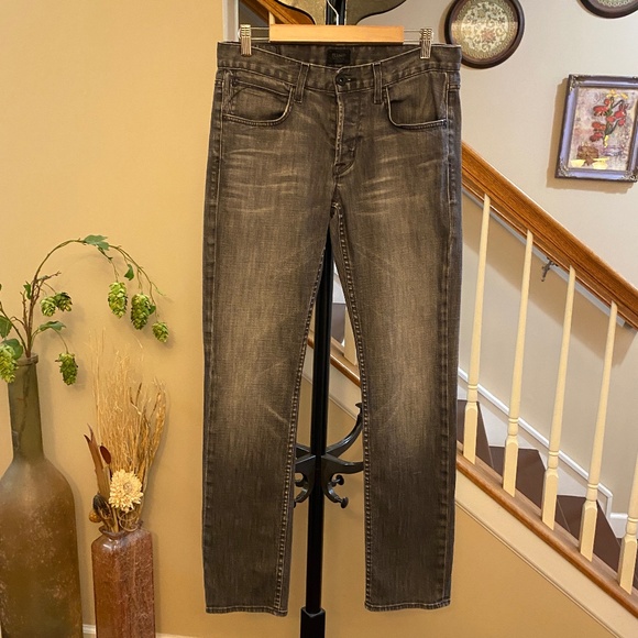 Hudson Byron Straight Leg Jean Faded Black Wash 32 x 33 - Picture 5 of 15